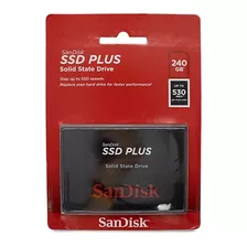 Hd Ssd Sandisk Plus 240gb Sata3 Sdssda-240g-g26 C/ Nota Nf-e