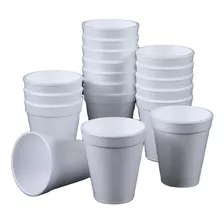 Vasos Plumavit Fiesta, Térmicos Desechable 8oz X 100 Uds