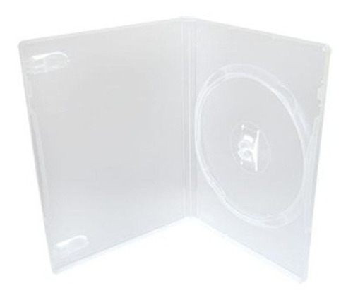 Estojo Box Dvd Transparente Padrão 50 Unidades