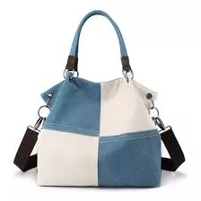 Ds Bolso Bandolera Para Mujer De Algodón Canvas Patchwork