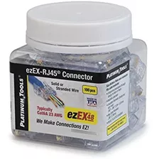 Conector Ezex48 Ezexrj45 100 Piezas 202048j