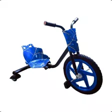 Carrinho Gira Gira Volante Gira Gira Bike Rolimã Azul