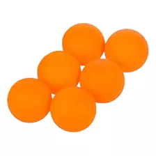Kit Com 6 Bolas Para Ping Pong Laranja Dmt6728 Dm Toys
