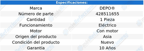 Faro Audi A1 2011 - 2015 Electrico Con Motor Depo Izq  Rxc Foto 4