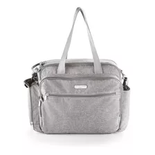 Bolso De Maternidad Gris Multikids Baby Bb266 Color Gris