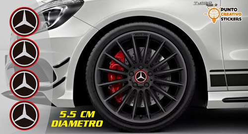 Calcomanias Stickers Rines Mercedes Benz Amg Foto 2