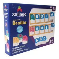 Alfabeto Braille E Figuras Jogo Educativo Pedagogico 96 Pçs