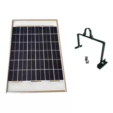 Panel Pantalla Solar 20watts Solartec Con Soporte Incluido