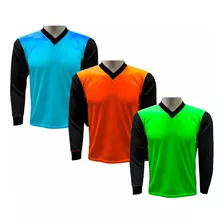 Kit 3 Camisas De Goleiro Kanga Futebol/handebal/esportes