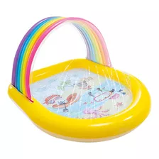 Piscina Inflável Infantil Jatos Arco Iris 84 Litros Intex