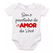 Roupa De Bebê Body Pacotinho Amor Da Vovó R1605