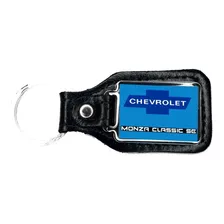 Chaveiro Chevrolet Monza Classic Se Azul Gm Couro Legitimo