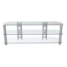 Mesa De Acero Y Vidrio Para Tv Hasta 60 