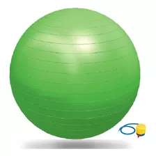 Bola Suíça De Pilates Yoga Exercício Roxa De 75cm + Bomba Cor Verde