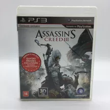 Assassins Creed 3 Play Station 3 Usado Midia Fisica