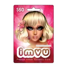 Tarjeta Imvu 50 Usd Envio En Minutos