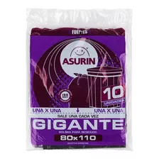 Bolsa Asurin Gigantes Fuertes 80x110 Cm - Pack X 100 Bolsas