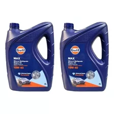 Aceite Para Motor Gulf Mineral 15w-40 Para Autos, Pickups & Suv De 2 Unidades / 8l