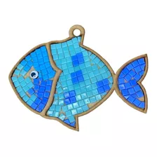 Brinquedo Kit Infantil Mosaico Peixe - Atelier De Mosaico