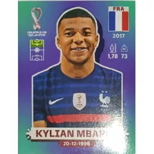 Lamina Kylian Mbappe (fra19) Mundial Qatar 2022 Panini