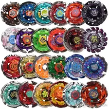 6 Beyblade Metal Blay Blade Wild Top Super Color Sem Led