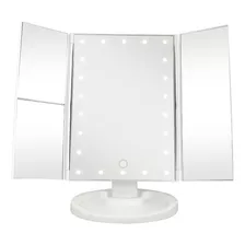 Espejo Hollywood 22 Luz Led 3 Caras White Vivitar Mr1307wht