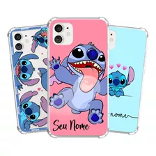 Capa Capinha Com Nome Personalizada Stitch Variadas 2