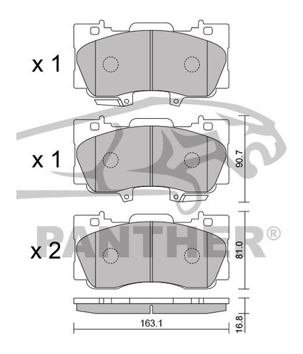 Balata Akebono Act1784 Del Ford Mustang 2015 Foto 3