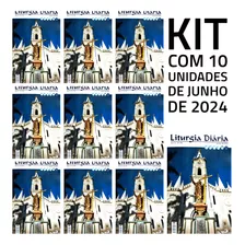 Kit Com 10 Livros Liturgia Diária De Junho - Paulus