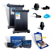 Kit Aquecedor Solar Piscina 30 Placas 3mt Para 38000 Litros
