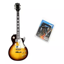 Kit Guitarra Les Paul Land Cherry Dark + Capo Traste Pb-a07