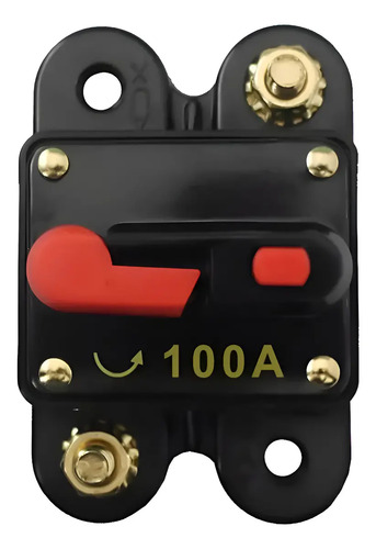 Disjuntor Automotivo 100a Para Som Chave Geral Carro 100 Ah 12v