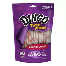 50 Unidades De Cuero Crudo Dingo Twist Sticks Hechos Para Pe