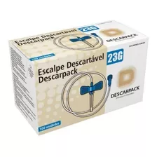 Escalpe Descartável 23g - Descarpack 100unidades