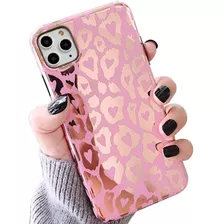 Funda Para iPhone 12 Pro Max (color Rosa/diseno Leopardo)