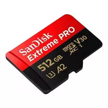 Tarjeta De Memoria Sandisk Sdsqxcy-gn6ma Extreme Pro De 512 Gb