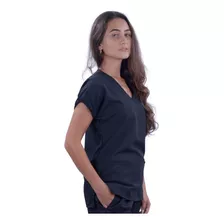 Kit C/3 Scrubs Blusa Enfermagem Cuidadora Hospitalar 