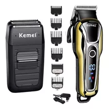 Kemei Profissional Barbearia Lindo Acabamento Shaver 