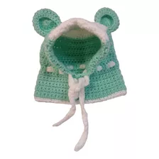 Gorro Cuello Para Bebes Tejido A Crochet