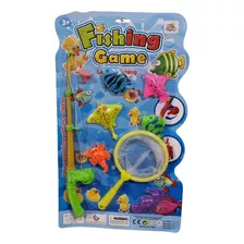 Brinquedo Conjunto Pescaria De Plástico Vara Pescar Anzol