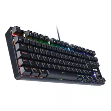 Teclado Gamer Mecanico Rgb Switch Marrom Pcyes Tkl 75% Idioma Português Brasil Cor Preto Cor De Teclado Preto