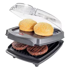 Novo Grill Burguer Elétrico Oster 2 Em 1 Com Estufa 1200w