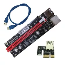 Cabo Riser Mineração Pci 1x To 16x Mini Pci-e 3.0 Usb 009s