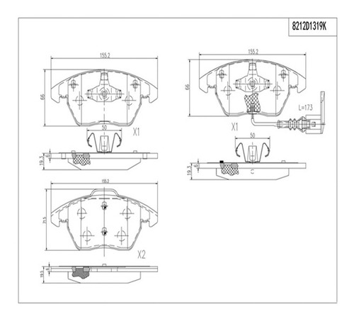 Balatas Ceramicas Del Audi R8 V10 5.2l 11 Dynamik Foto 2