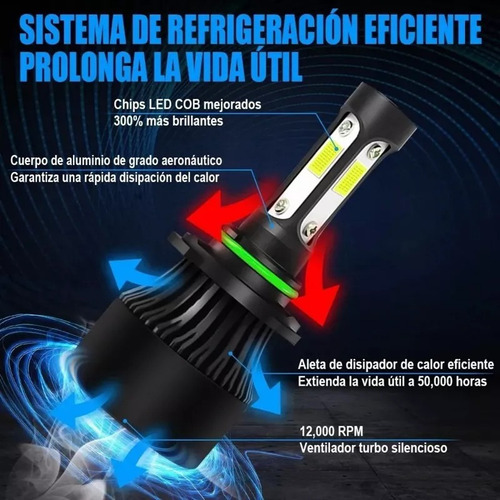 9005 9006 Delanteros Focos Led Para Toyota Luz Alta/baja Csp Foto 4