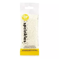 Sprinkles Chispas Color Blanco Granillo 40g Wilton