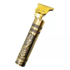  Higa Shop Máquina De Cortar Cabelo Dragão Dourado Recarregável Bege