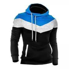 Moletom Slim 3 Cores Casaco Canguru Blusa Fit Estilo De Frio