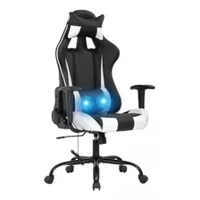 Silla Best Office Ergonómica Giratoria Reclinable De 360° Color Blanco