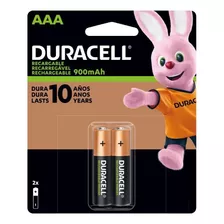 Pilha Duracell Palito Aaa C/2 Recarregavel